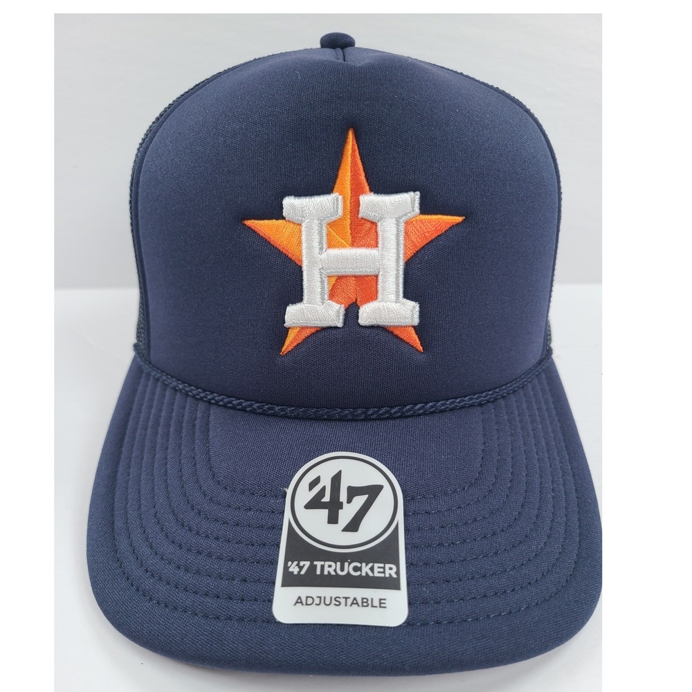 '47 Houston Astros Fan MLB Trucker Snapback Hat Baseball Sportswear Retro Mesh